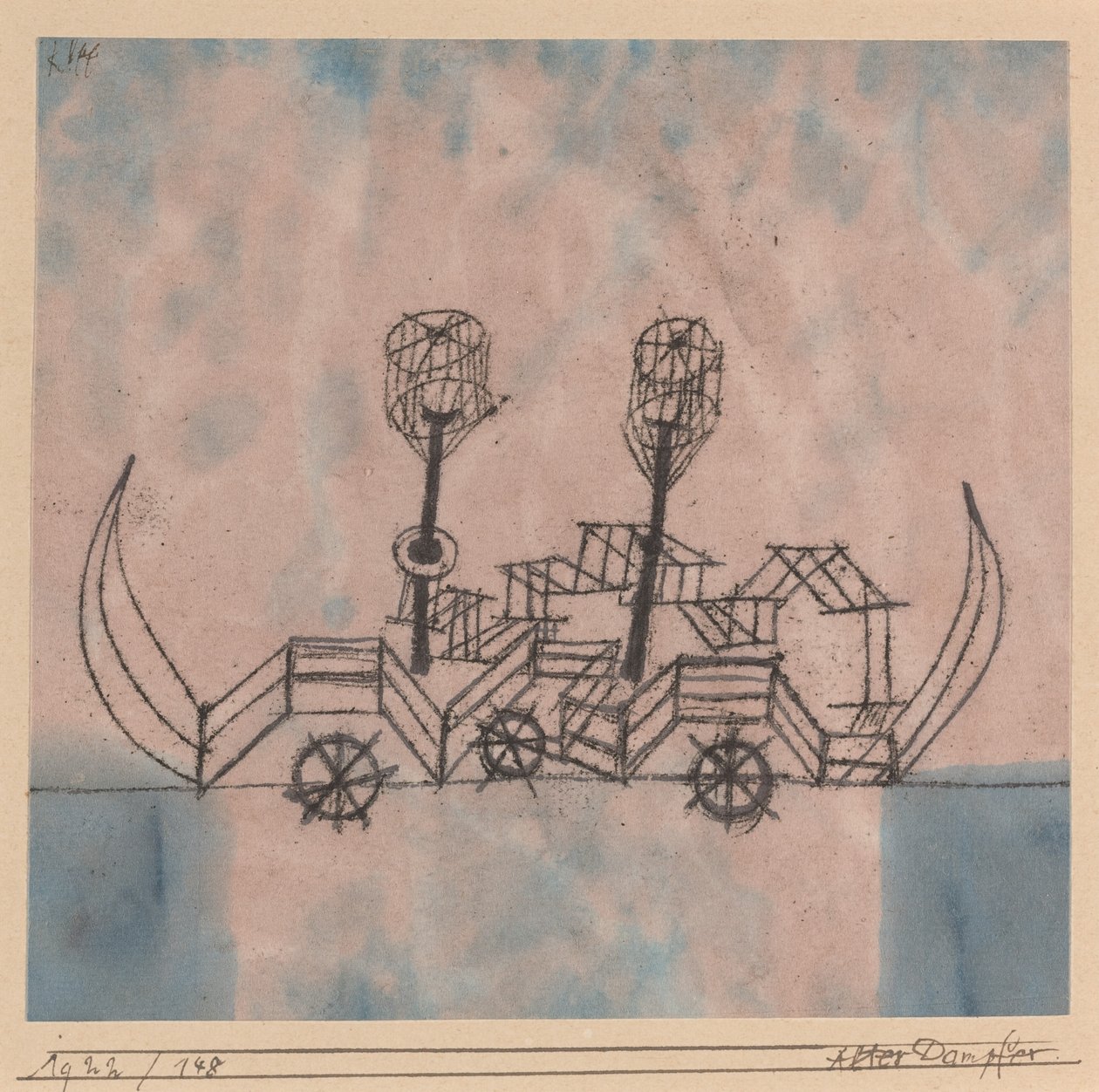 Gammel dampbåt av Paul Klee