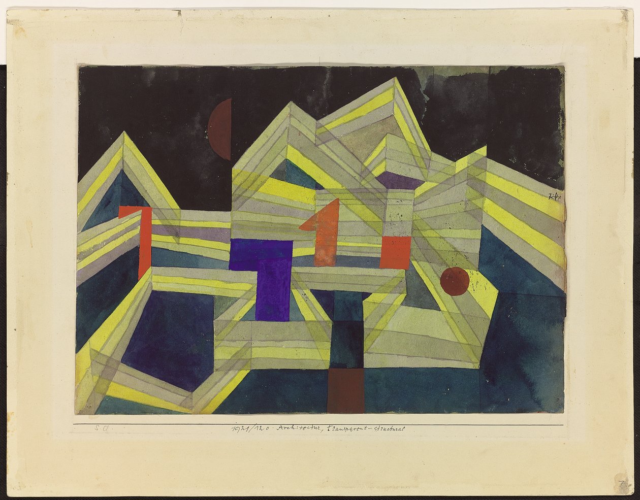 Arkitektur, Transparent-Strukturell av Paul Klee