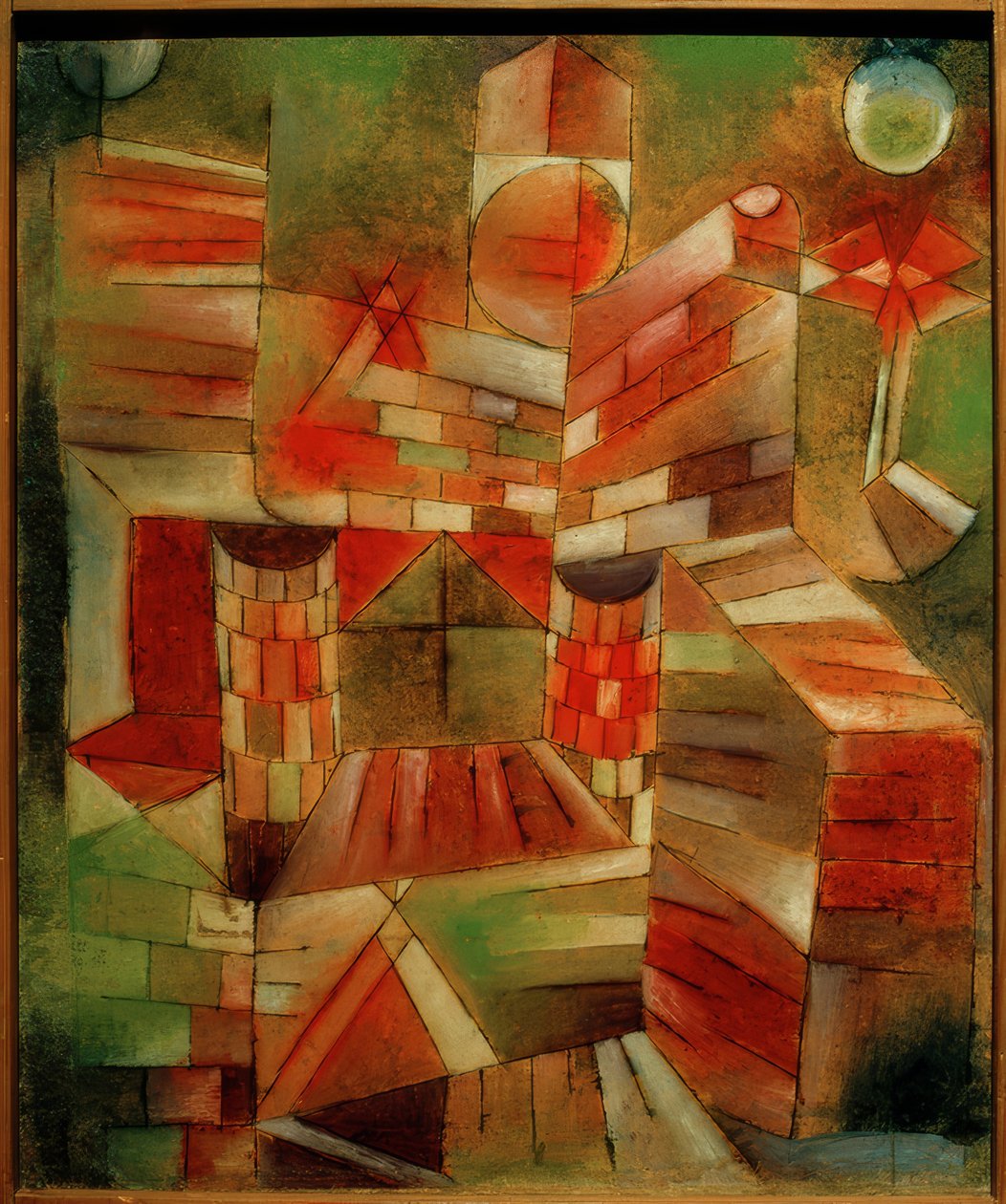 arkitekt m. d. Fenster av Paul Klee