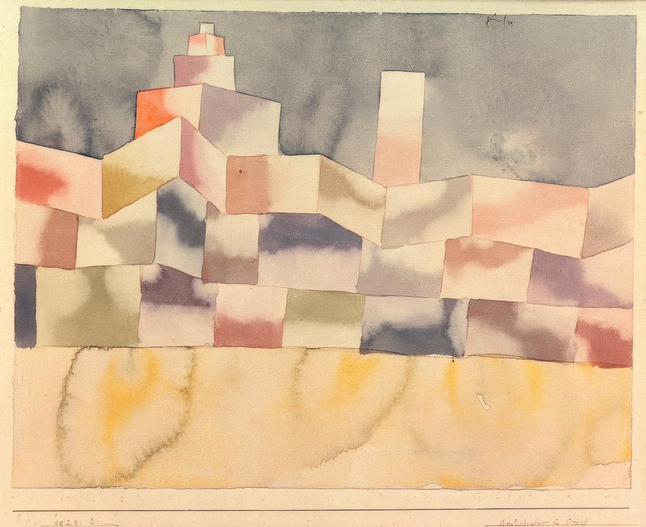 Arkitektur i Orienten av Paul Klee