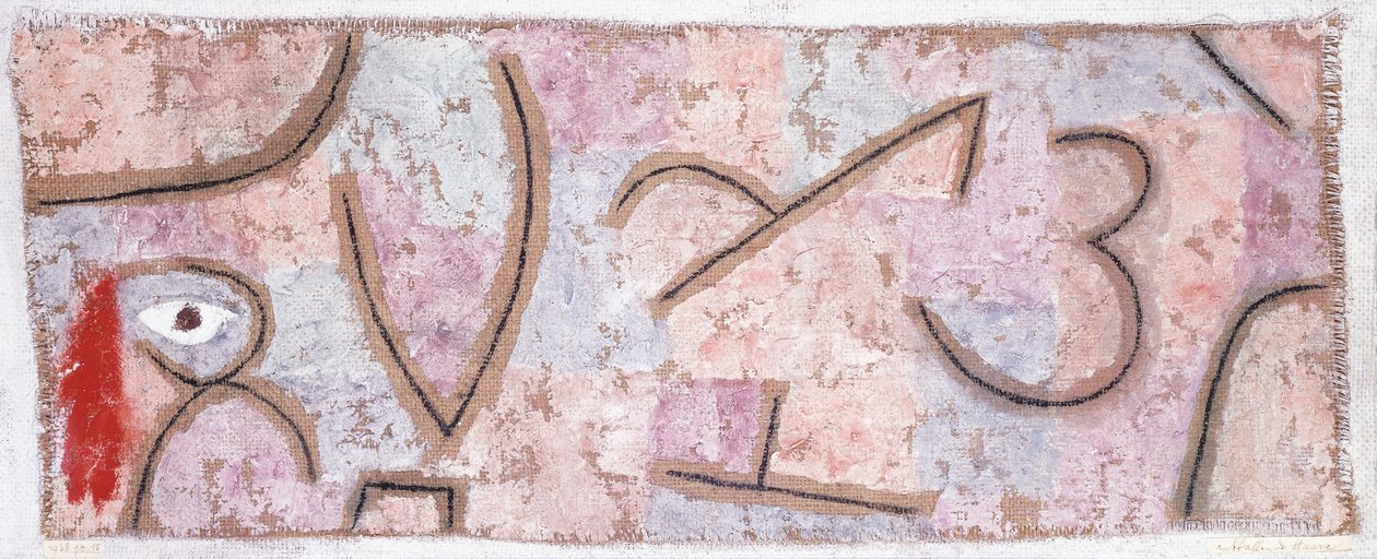 Slående hår av Paul Klee