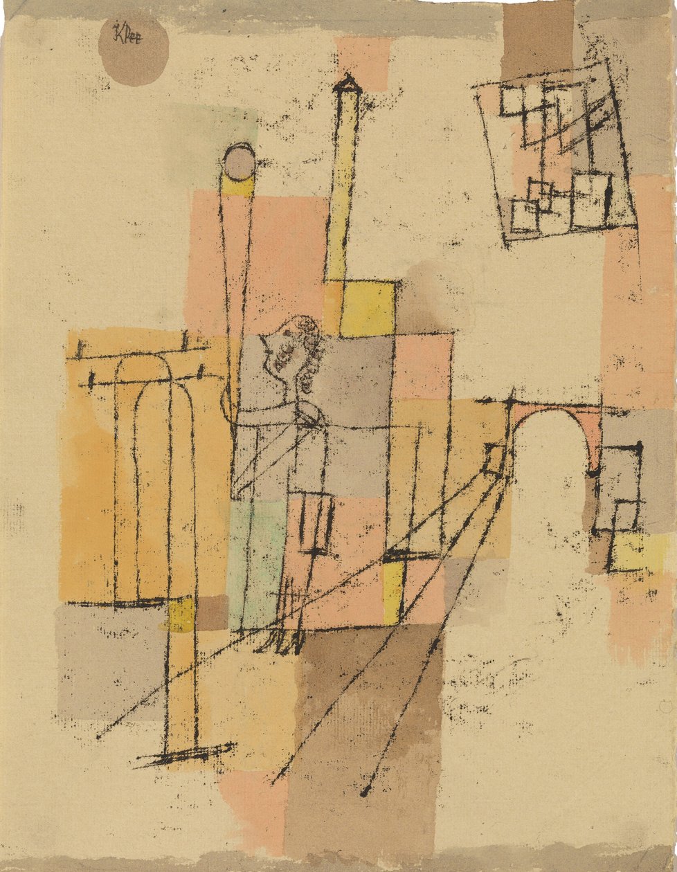 Før festen, 1920. av Paul Klee
