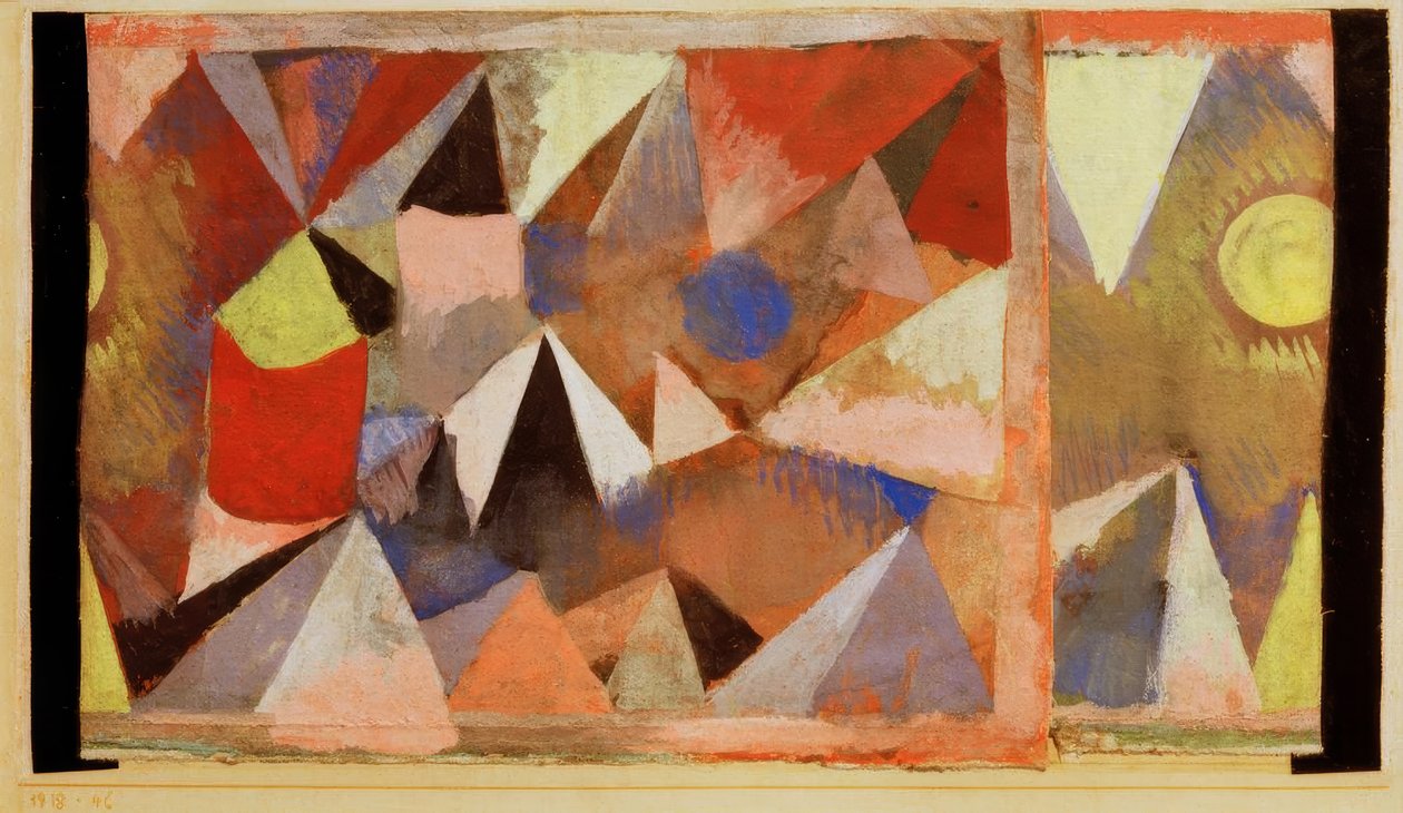 Fjelllandskap av Paul Klee