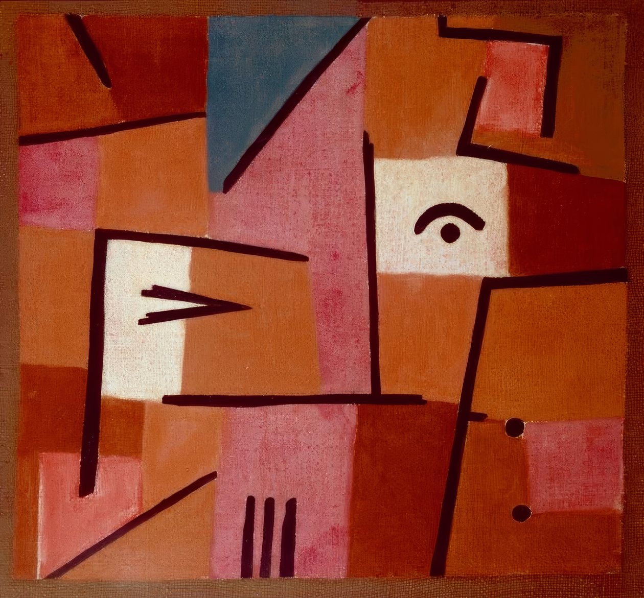 Utsikt fra rødt av Paul Klee