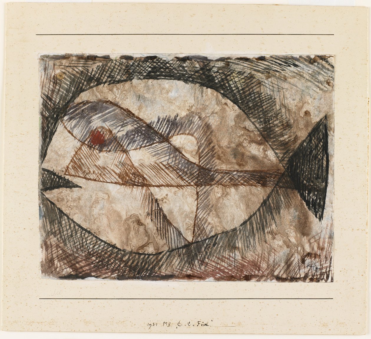 C. - C. = Fisk av Paul Klee