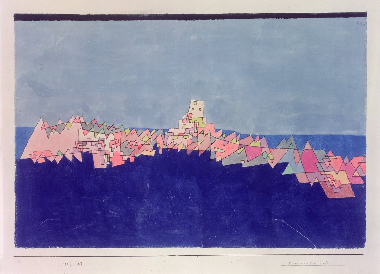 Slott på revet av Paul Klee