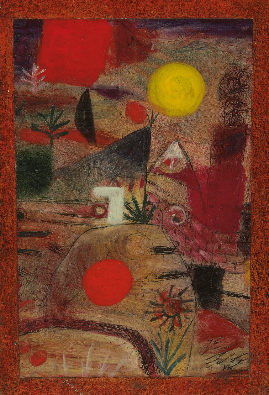 Feiring og undergang; feiring og høst av Paul Klee