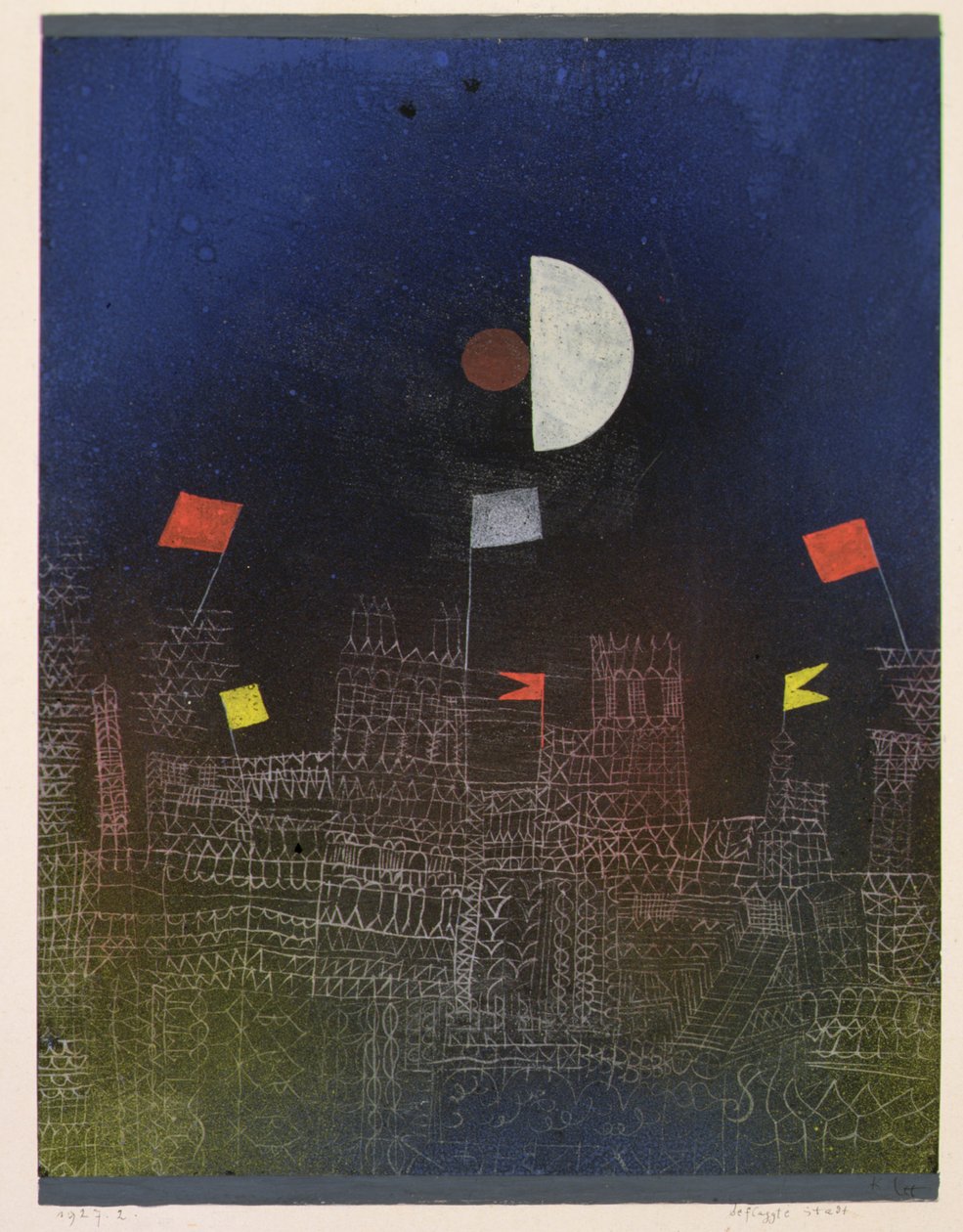 By med flagg av Paul Klee