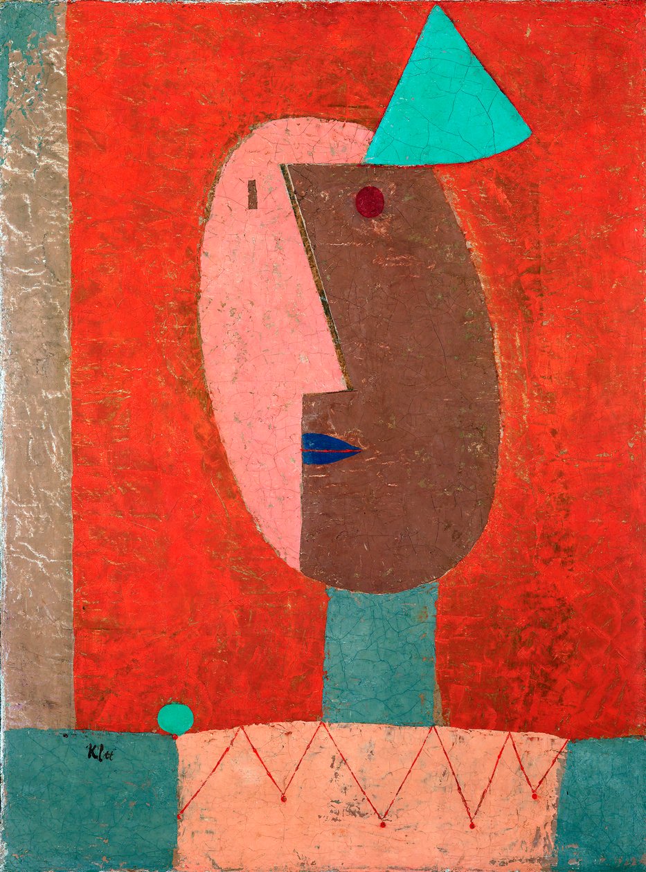 "Klovn" 1929 (olje på lerret) av Paul Klee