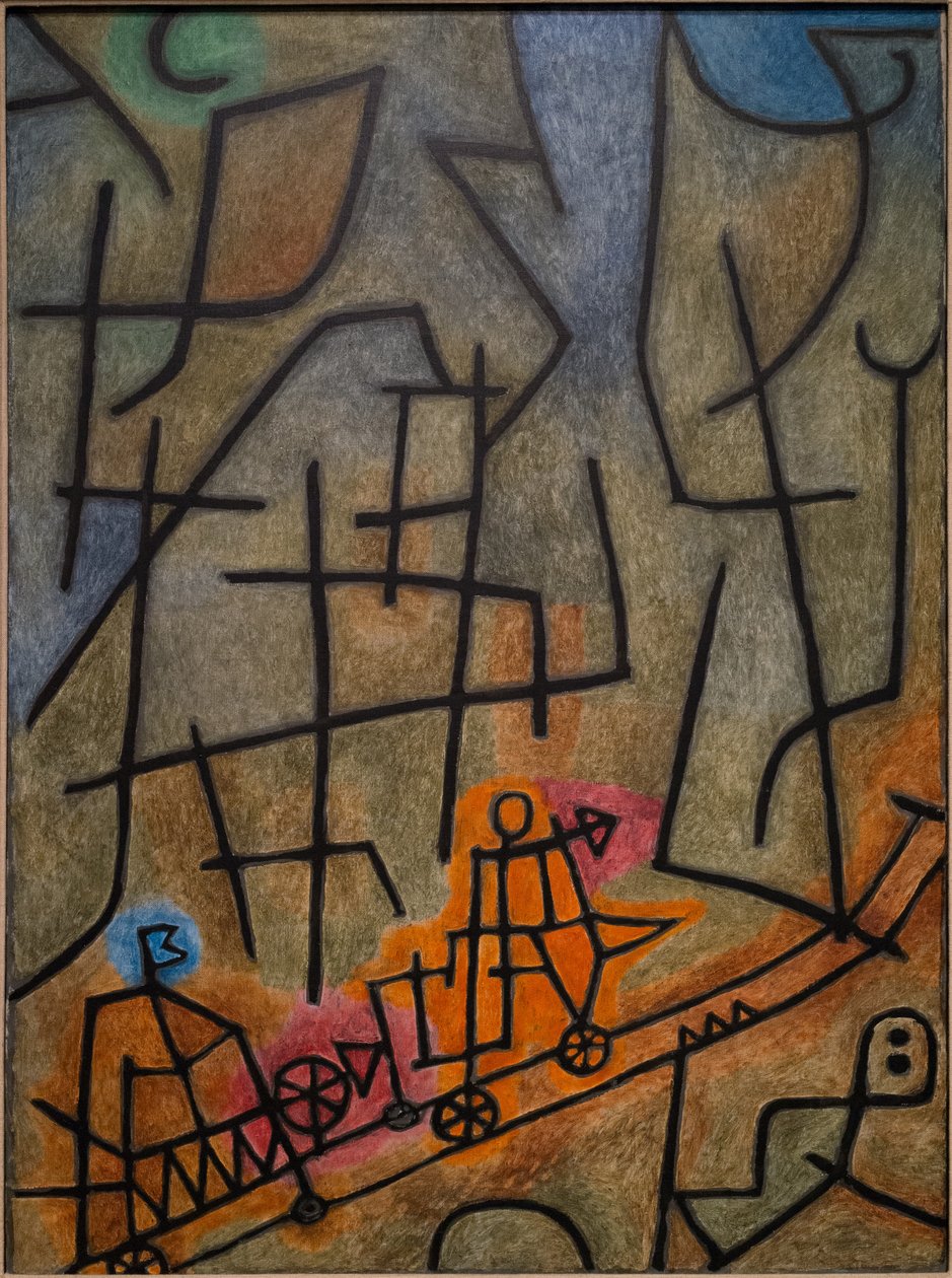 Erobringen av fjellet. av Paul Klee