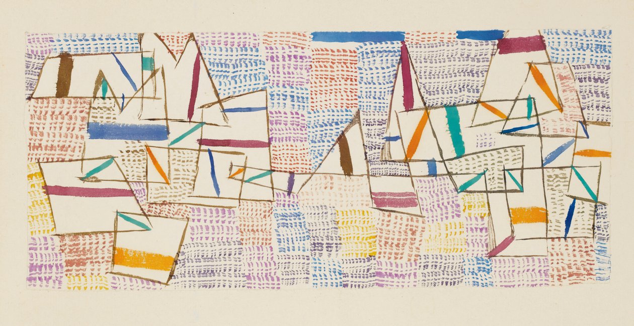 Kysten av Provence 7, 1927. av Paul Klee