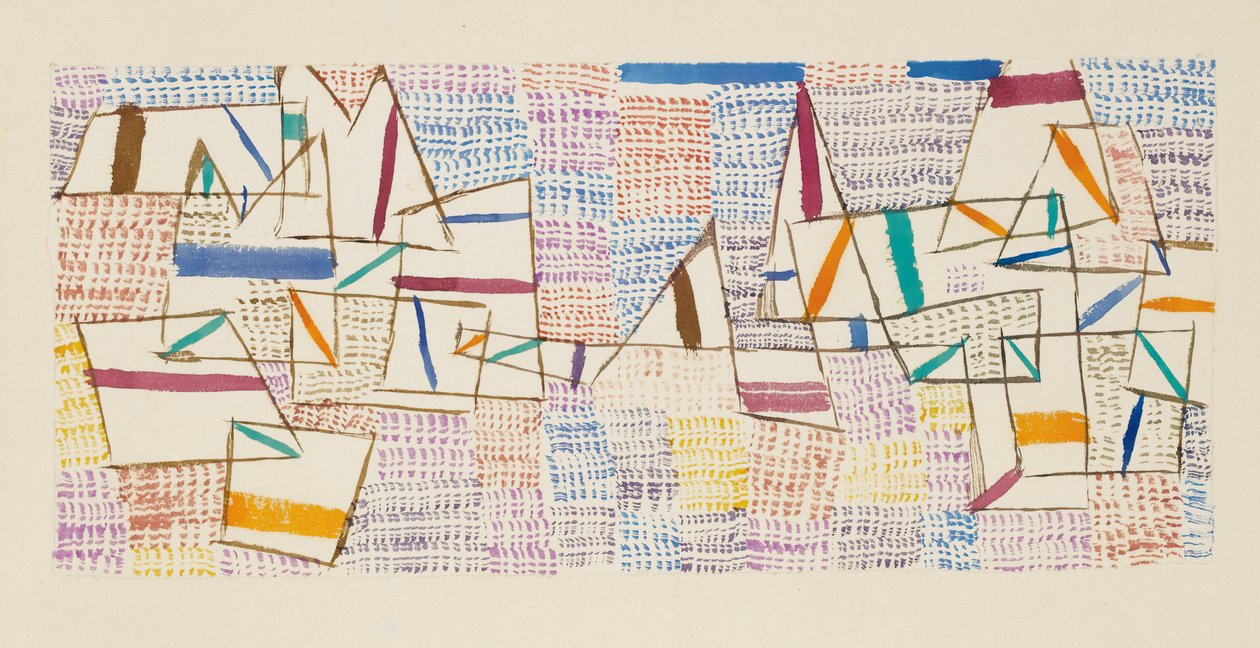 Kystene i Provence 7, 1927. av Paul Klee