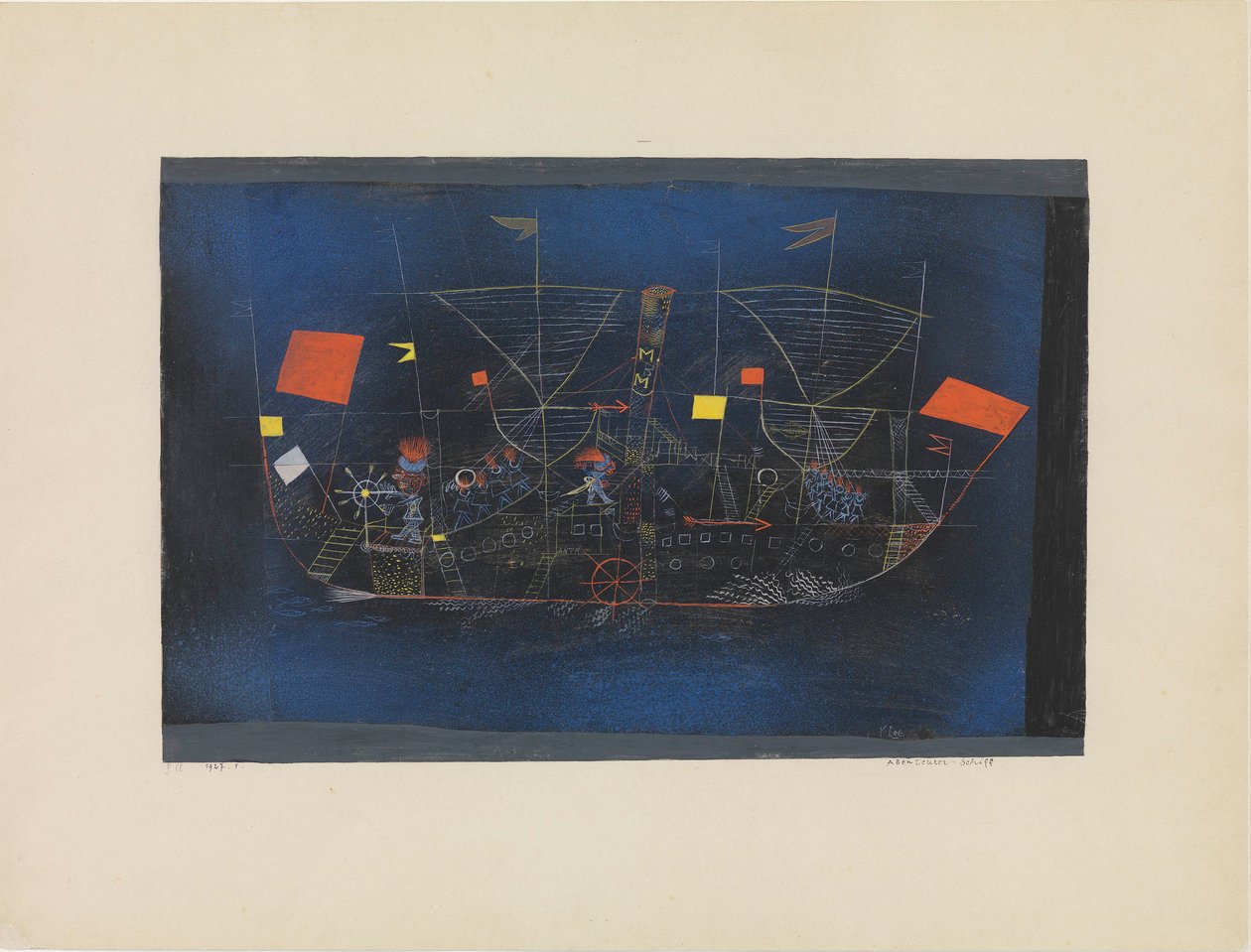 Eventyrskipet, 1927. av Paul Klee