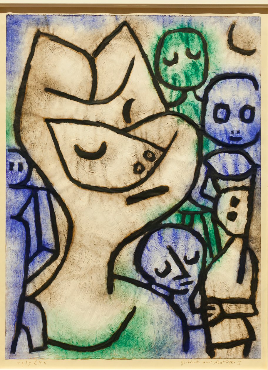 Uttrykk av et ansikt av Paul Klee