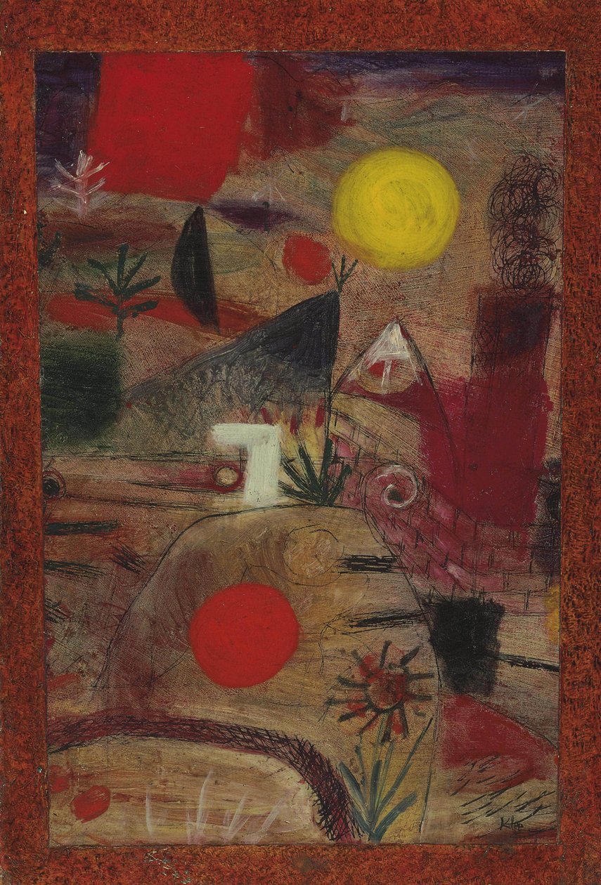 Feiring og undergang Feiring og undergang, 1920. av Paul Klee