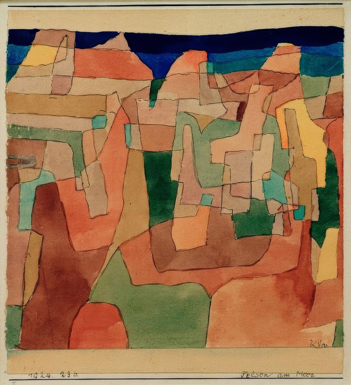 Steiner ved havet av Paul Klee