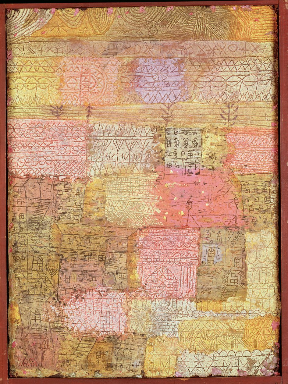 Florentinsk boligområde av Paul Klee