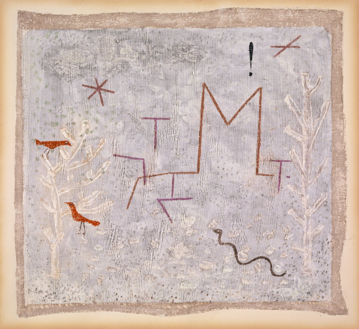 Hageport K, 1932. av Paul Klee