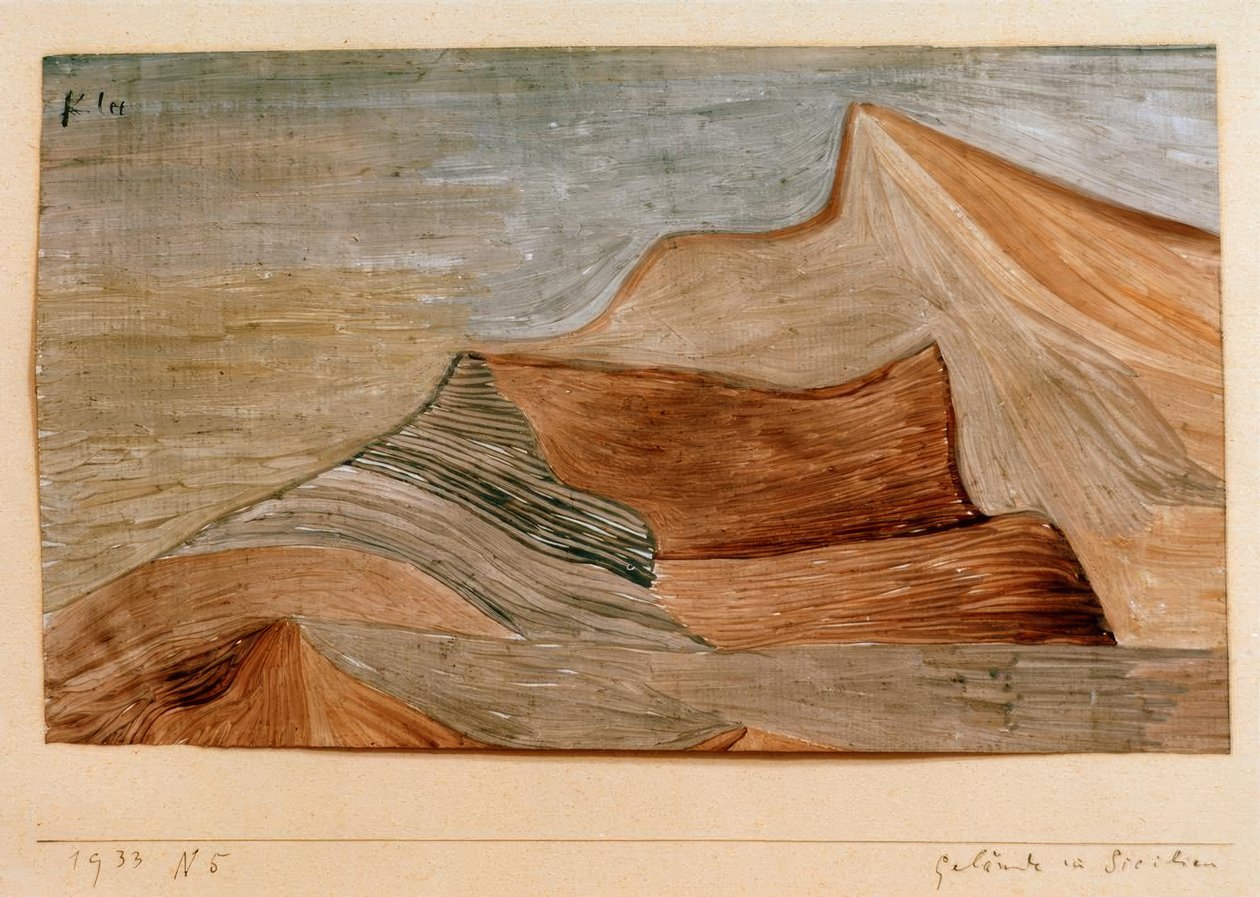 Terreng i sør av Paul Klee