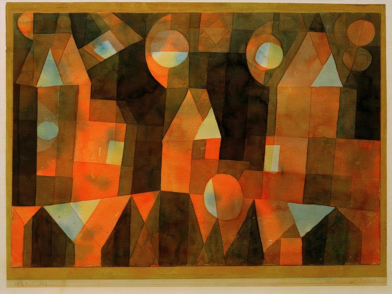 Hus på broen av Paul Klee