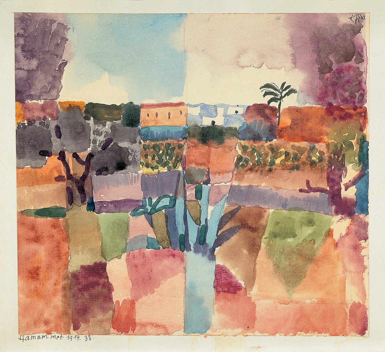 Hammamet, 1914. av Paul Klee