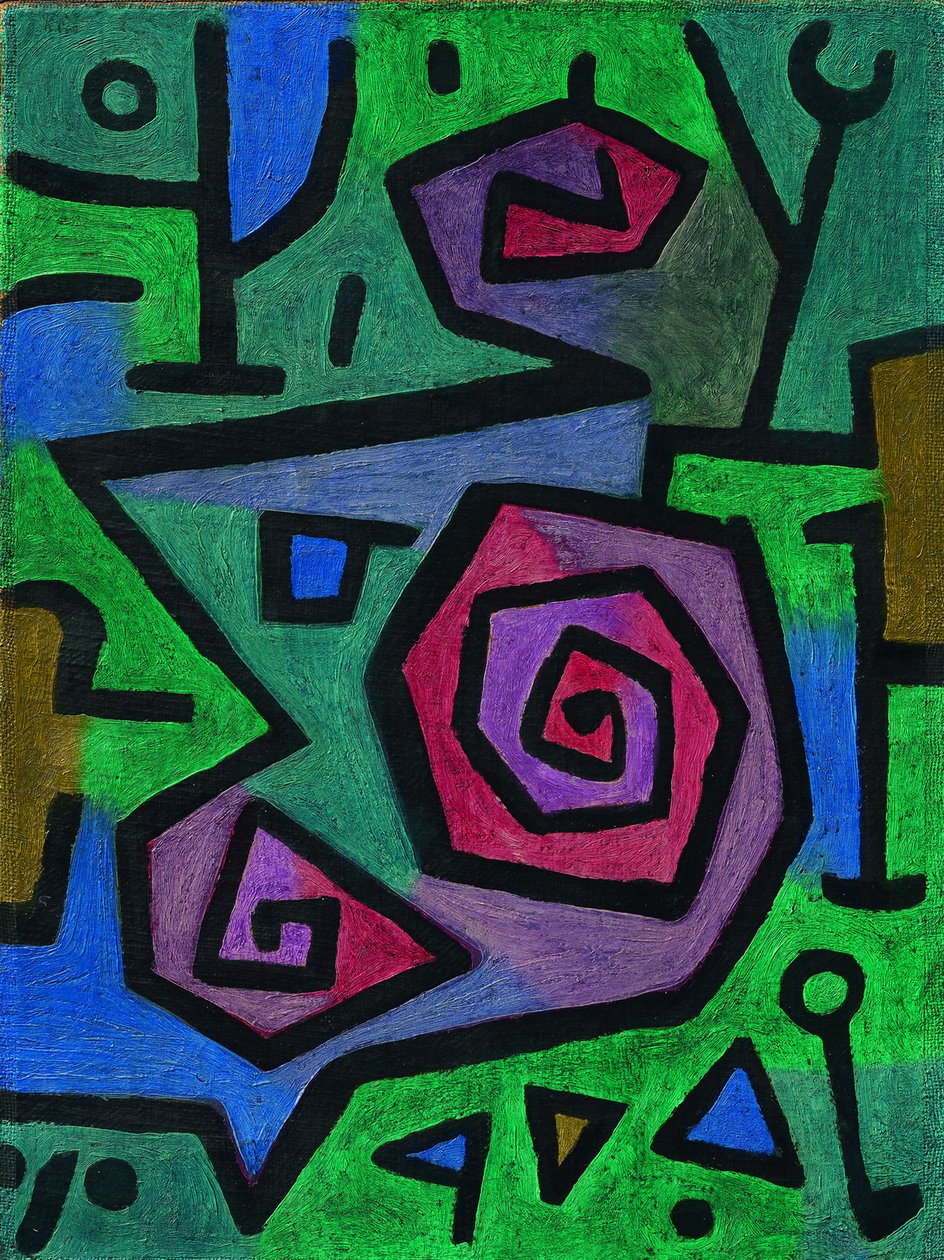 Heroiske roser, 1938 av Paul Klee