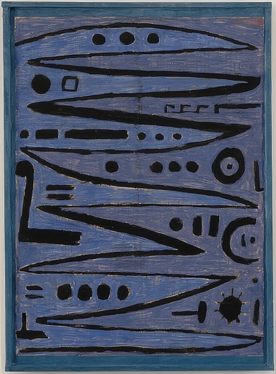 Heroiske bueslag. 1938 av Paul Klee