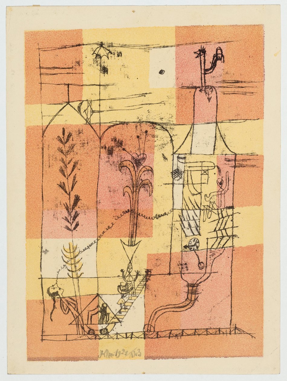 Hoffmann Scene, 1921. av Paul Klee