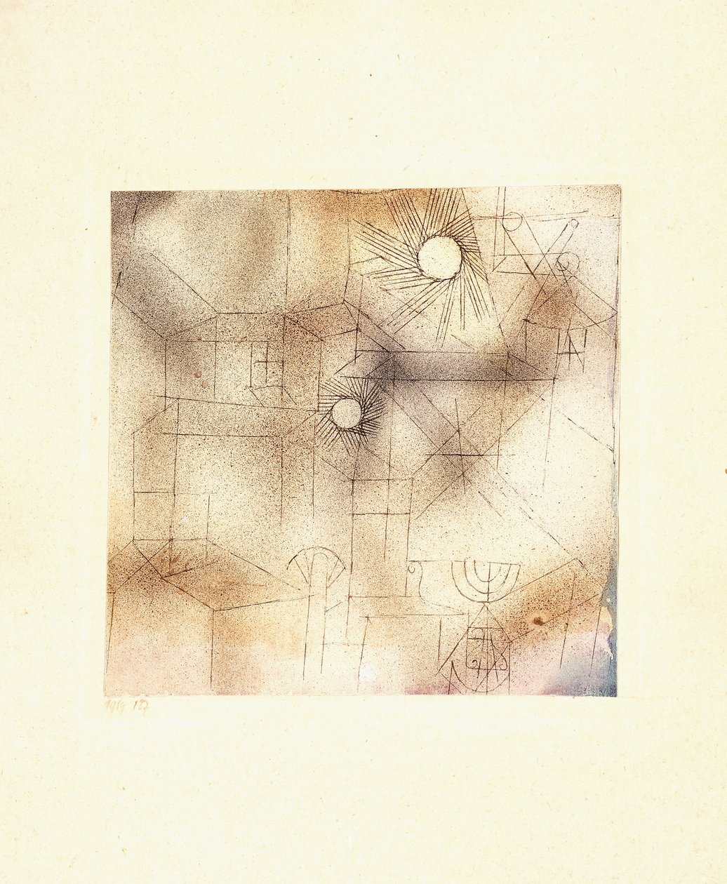 Hus i solen av Paul Klee