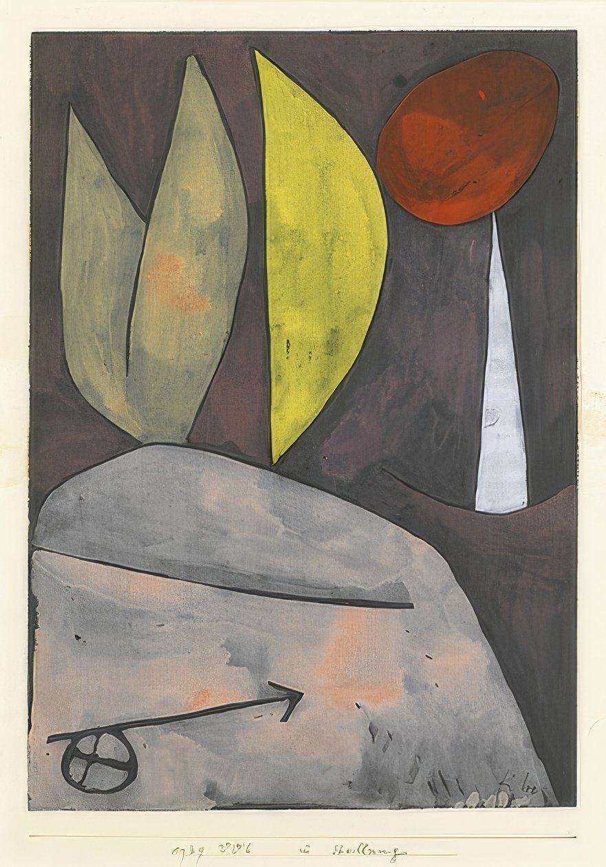 I posisjon. 1939 av Paul Klee