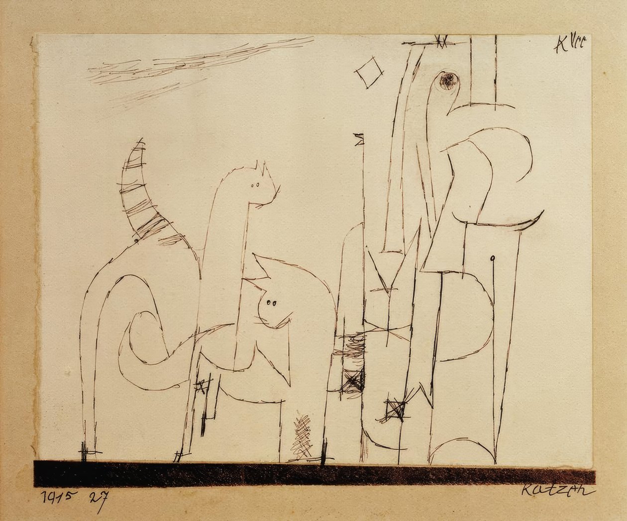 Katter av Paul Klee