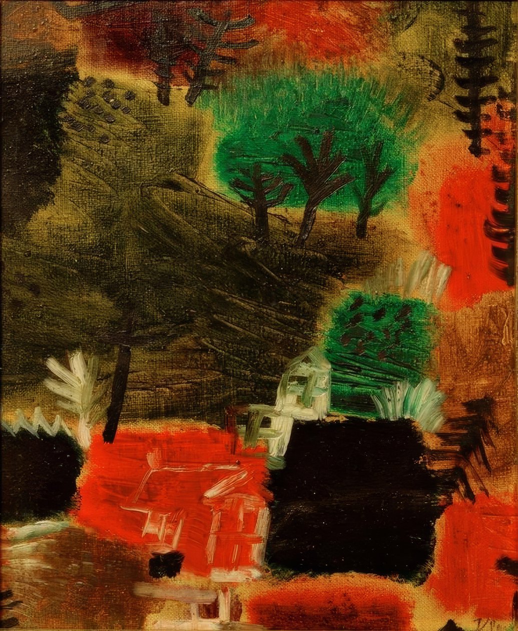 Lite landskap av Paul Klee