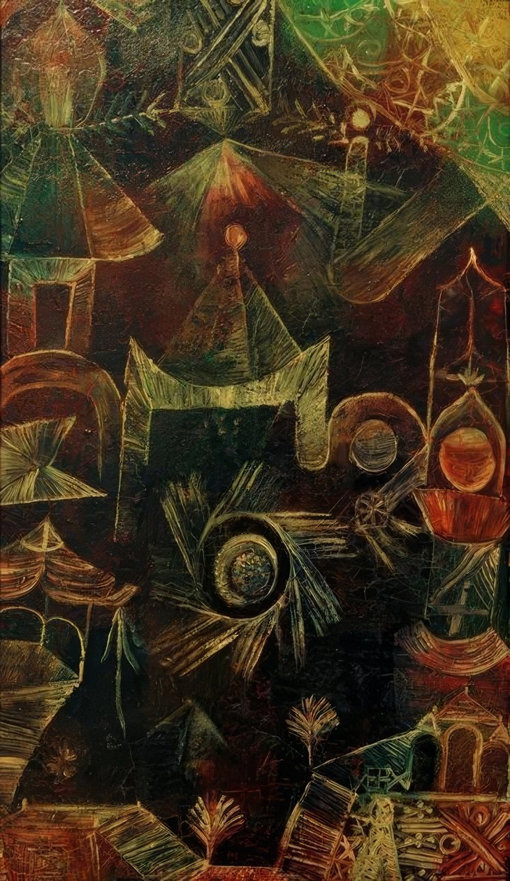 Kosmisk arkitektur av Paul Klee