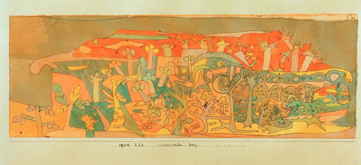 Dyrket fjell av Paul Klee