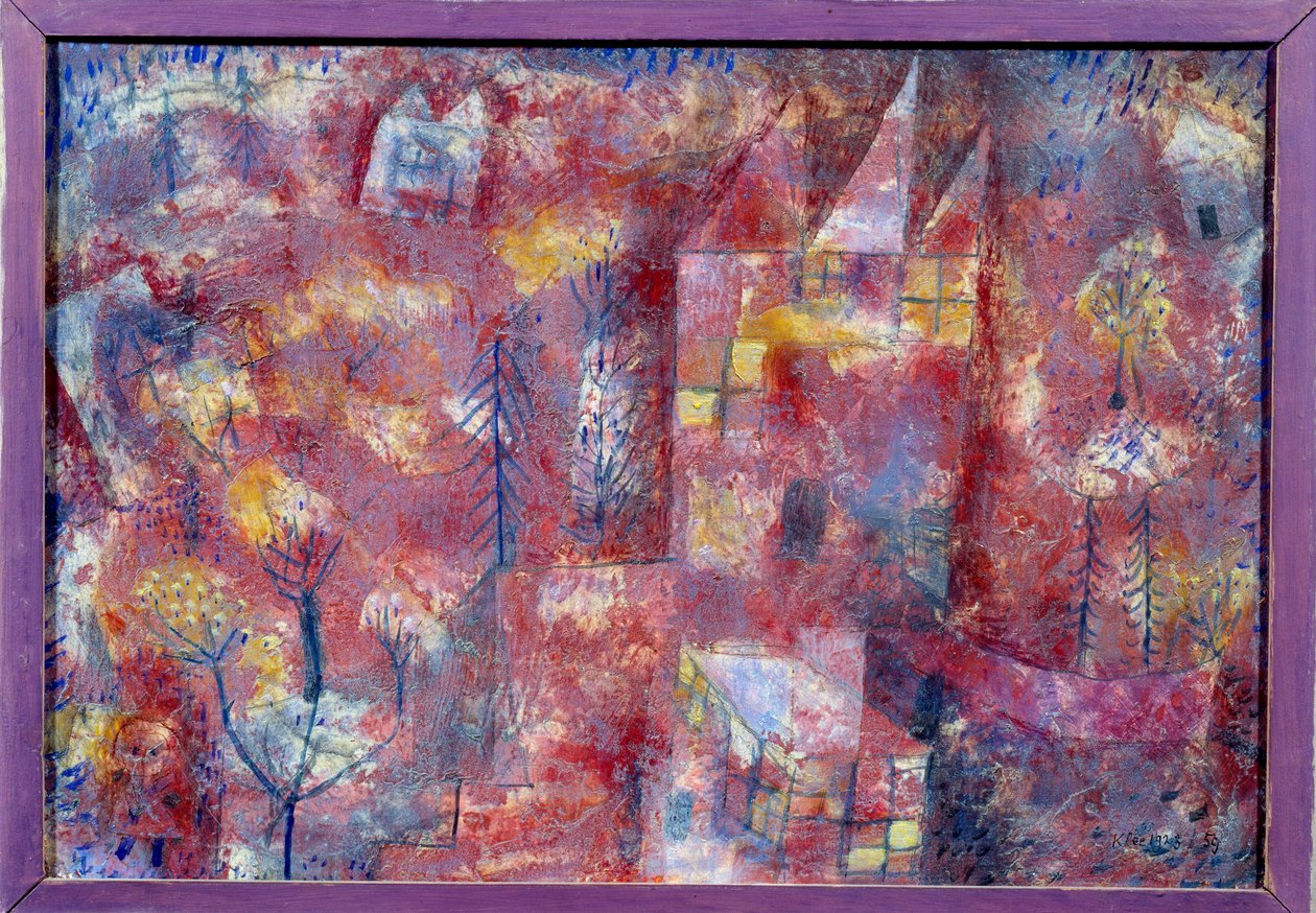Landskap hos barnet av Paul Klee