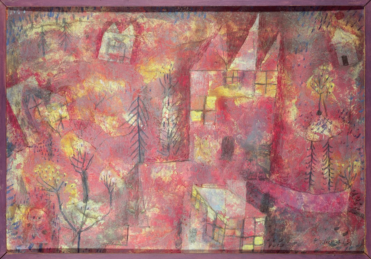 Landskap med barn av Paul Klee