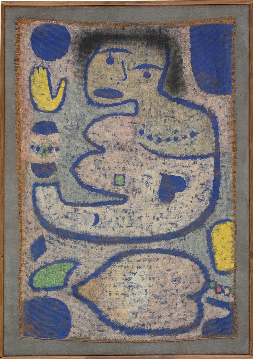 Kjærlighetssang av nymånen, 1939. av Paul Klee