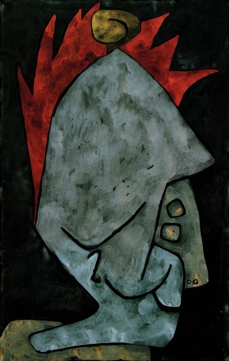 Mephisto som Pallas av Paul Klee