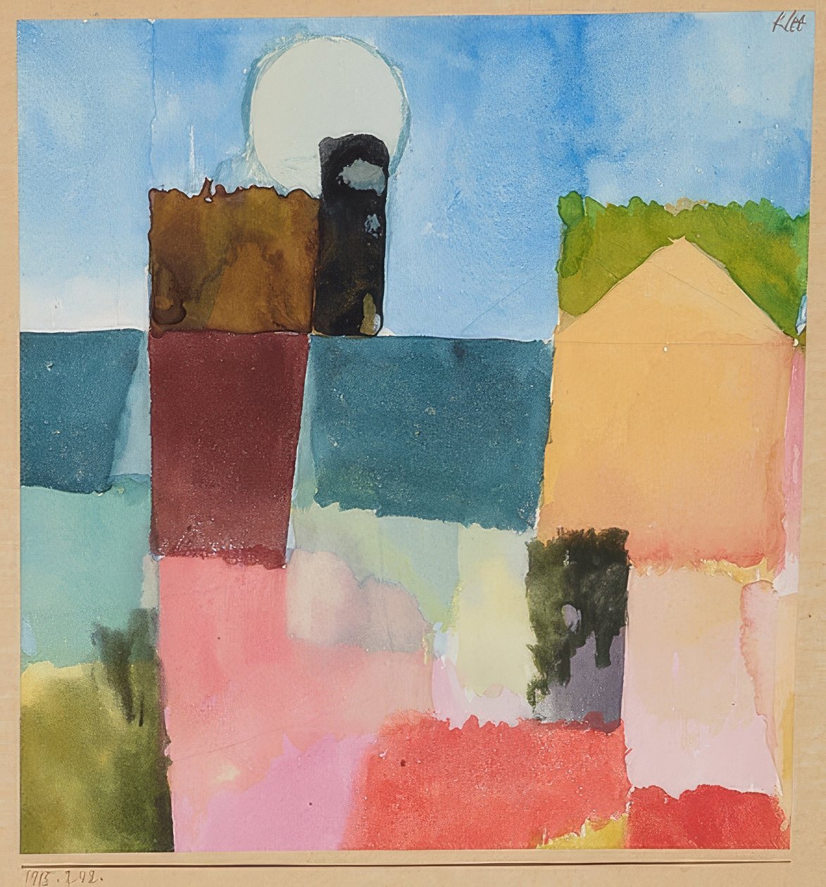 Måneoppgang (St. Germain). 1915/242 av Paul Klee