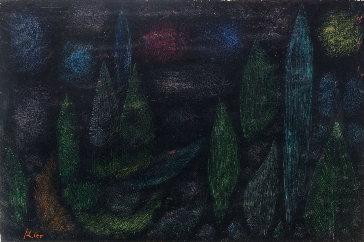 Nattlandskap, 1937. av Paul Klee