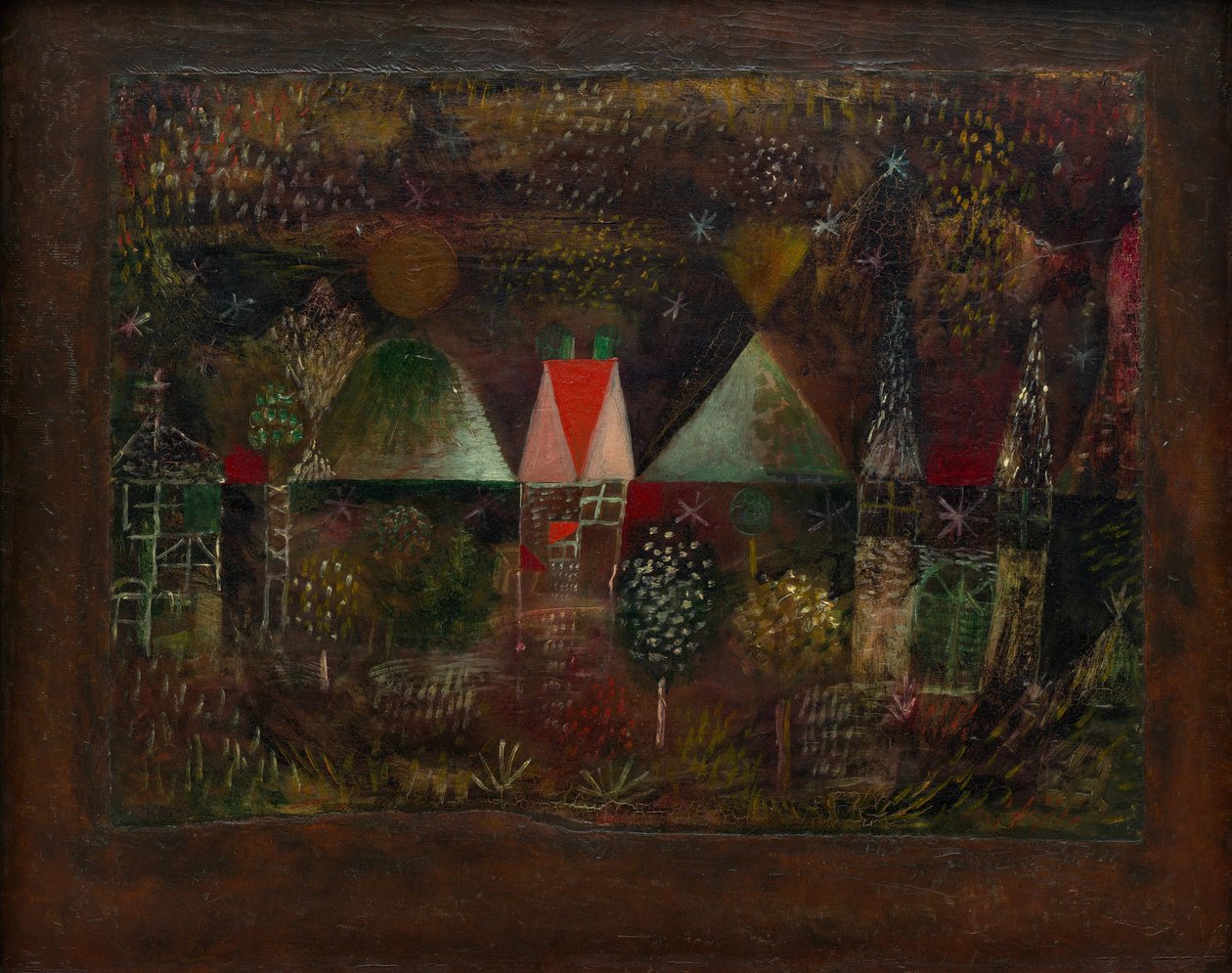 Nattfest, 1921. av Paul Klee
