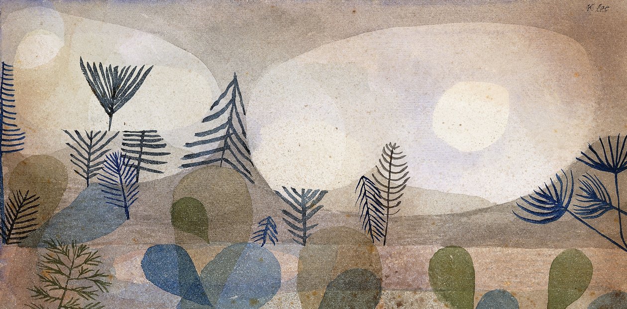 Oceanisk landskap; Oceanic Landschaft av Paul Klee