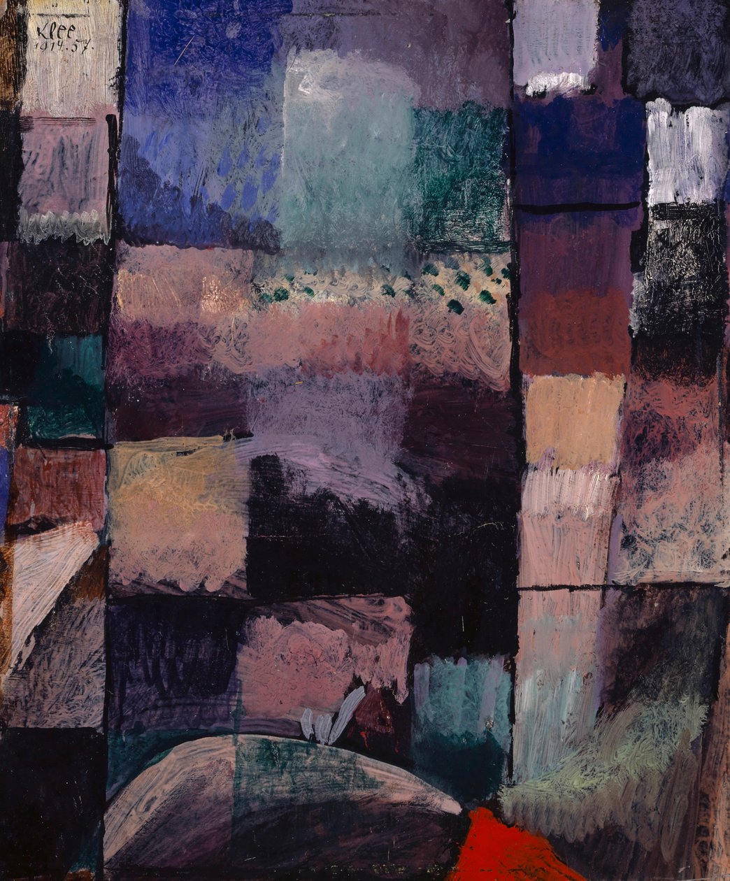 På et motiv fra Hammamet, 1914. av Paul Klee