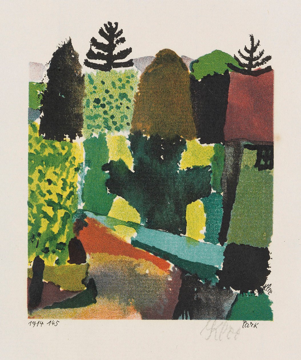 Park, 1914. av Paul Klee