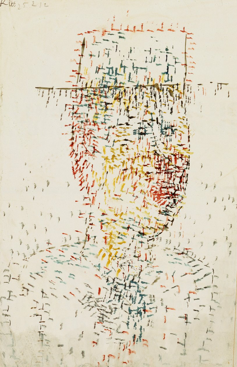 Portrett av en ung mann av Paul Klee