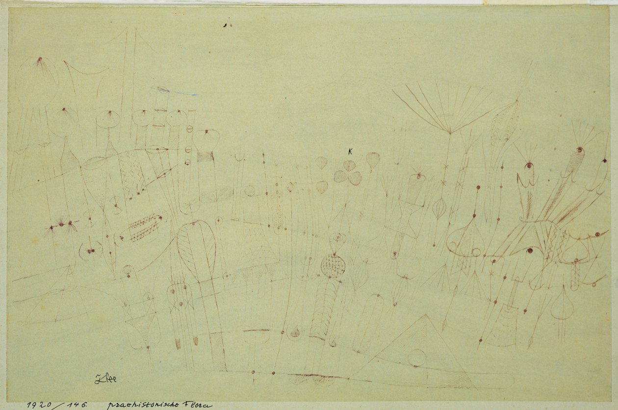 Forhistorisk vegetasjon av Paul Klee