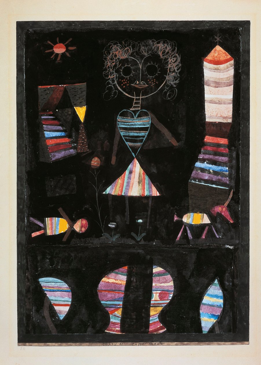 Puppet Theatre (Puppet Theatre) av Paul Klee