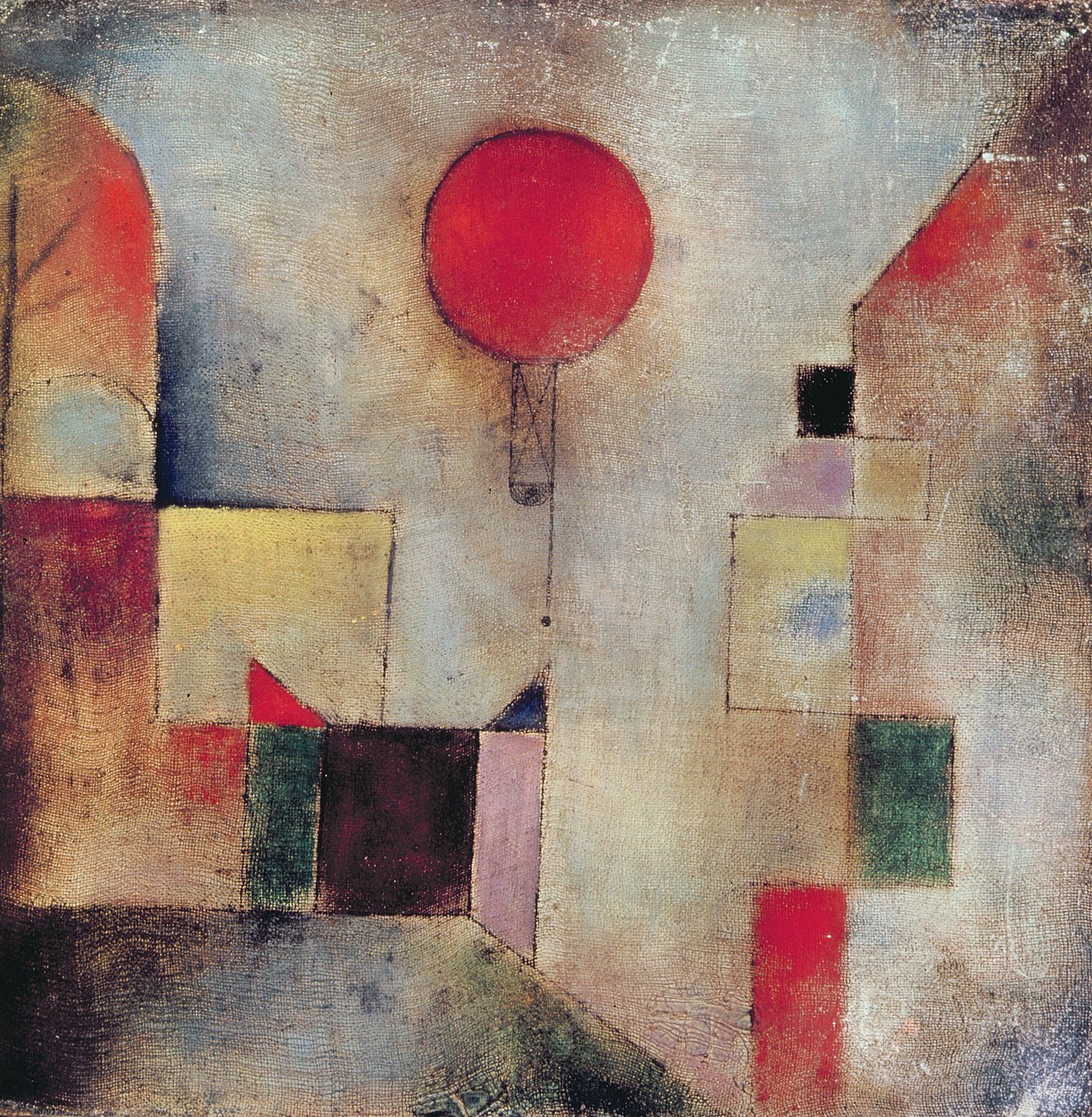 Rød ballong av Paul Klee