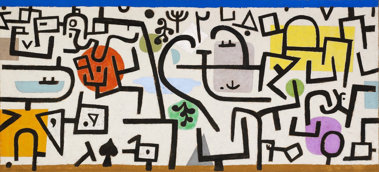 Rich Harbor Picture of a Journey, 1938. av Paul Klee