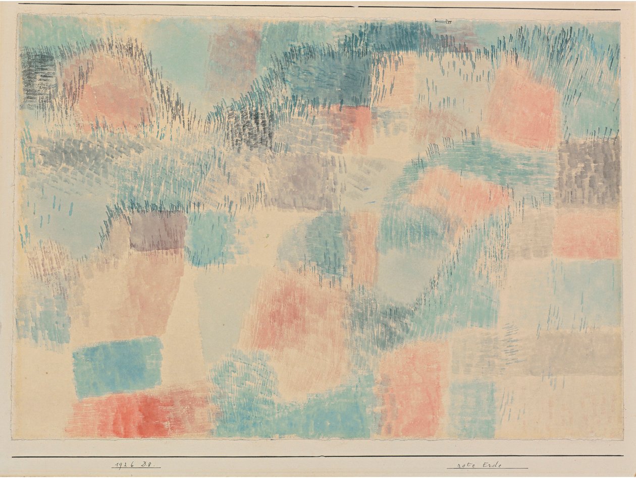 Rote Erde Red Earth, 1926. av Paul Klee